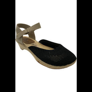 Jax & Bard Knit Mary Jane Clogs Castine Black - Medium
